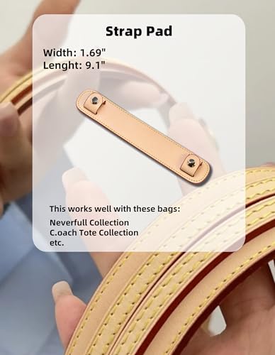 Image of Vachetta Leather Strap Pad, Fits Neverfull PM /MM /GM