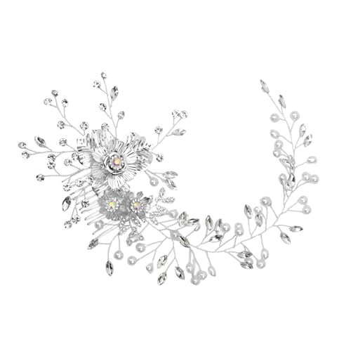 Wedding Bridal Hair Pieces Rhinestone Hair Comb for Brides Elegant Head Piece Wedding Hair Accessories