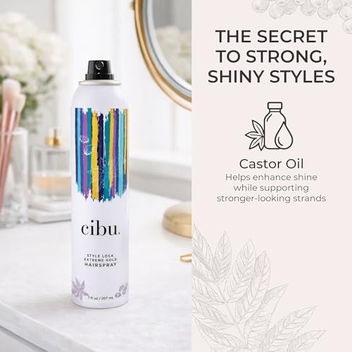 CIBU Style Lock Spray Fijador Extra Fuerte 10 oz miniatura 5