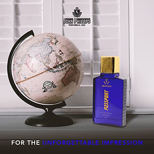 Image of JOHN PHILLIPS Mr Blue & Passport| Eau De French Perfume Combo Gift Set For Men Pack of 2