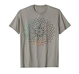 Mandala Geometry Sacred Fractal Art Yoga Good Vibe T-Shirt