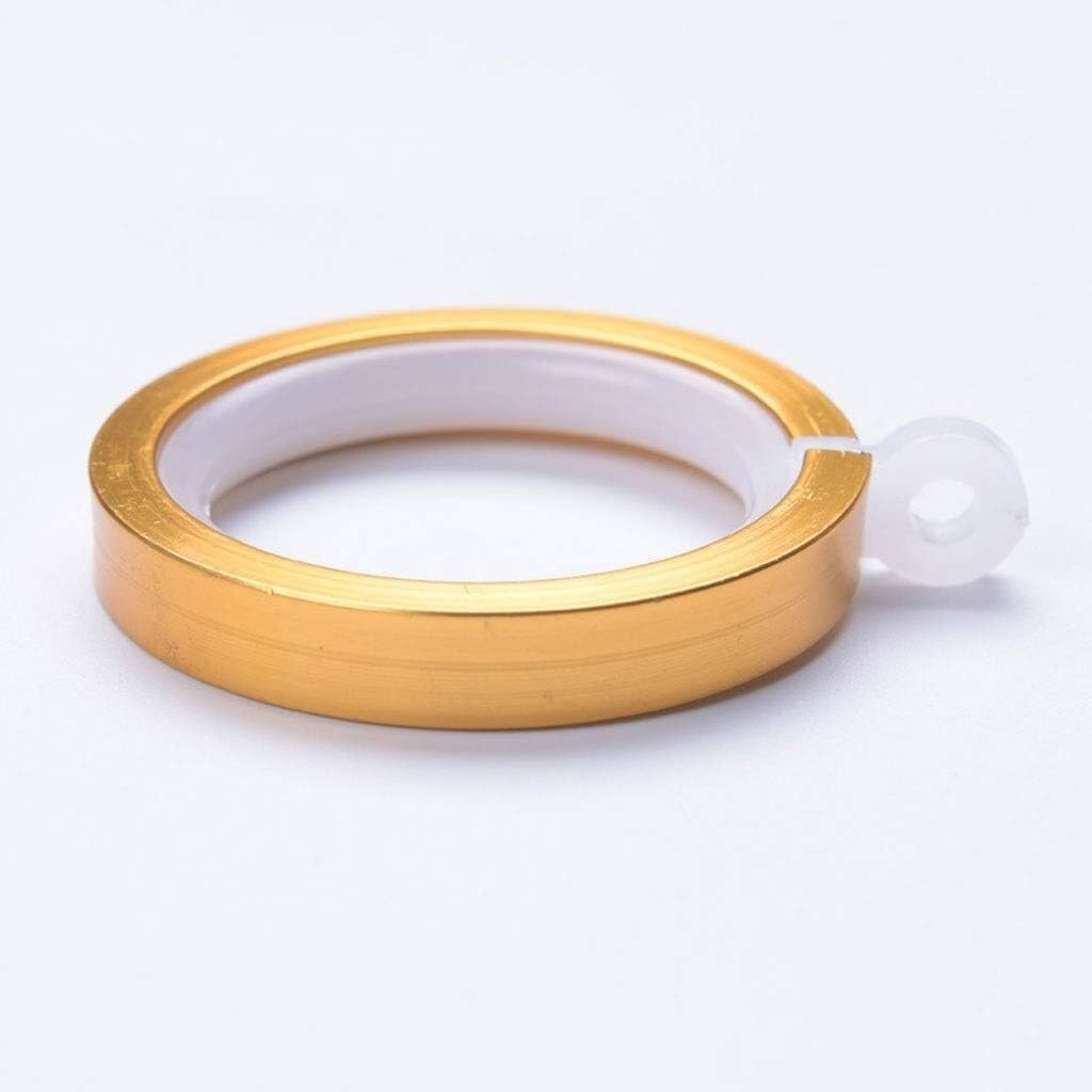 Curtain Hooks for Drapes,Curtain Rings Aluminum Alloy Circular Shower Curtain Ring,1.4 inch Inner Diameter Metal Curtain Rings Eyelet Curtain Rings,Set of 15 Rings Rings(Bronze)