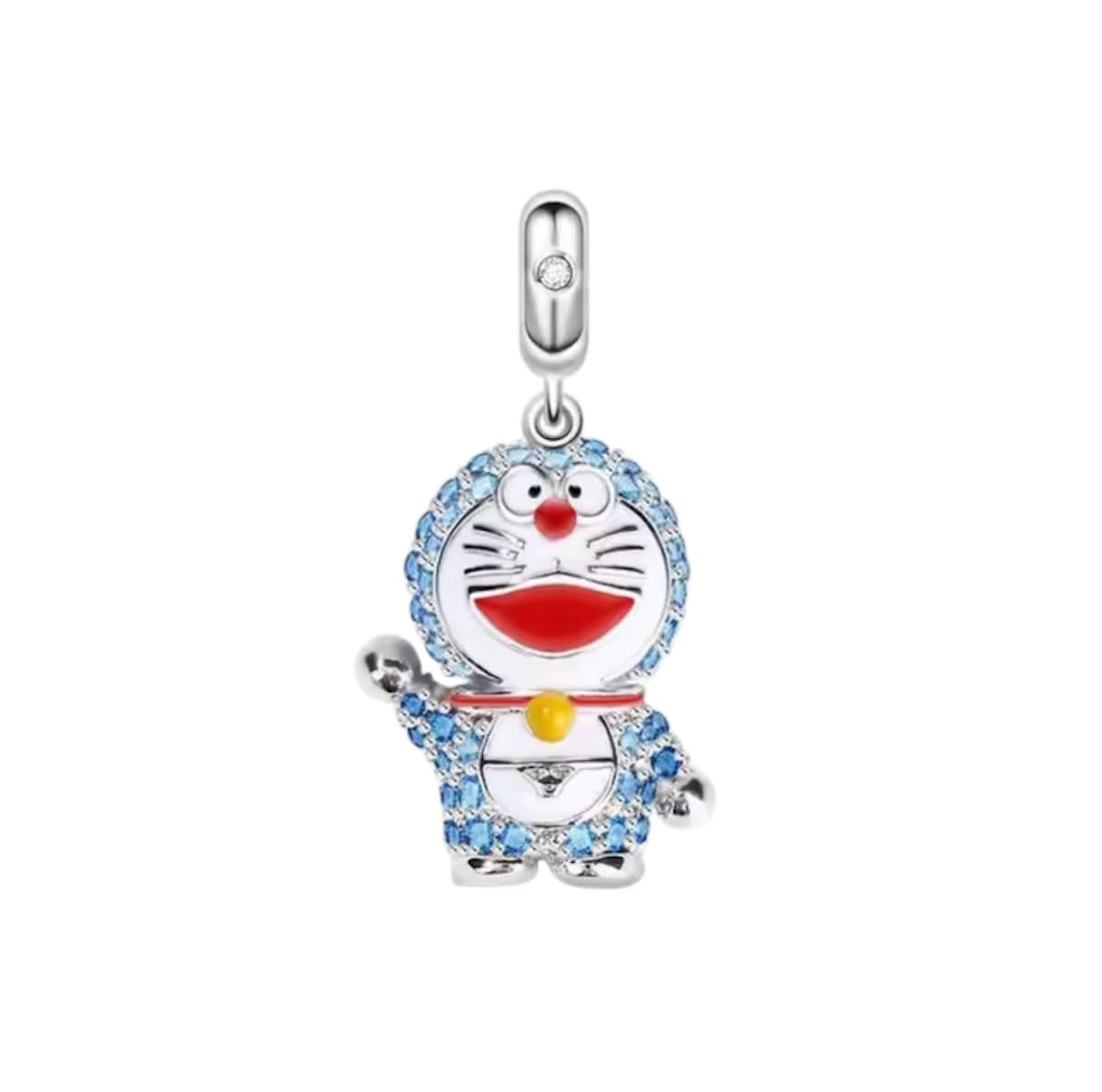 Abalorio doraimon compatible con pulseras de plata 925 2
