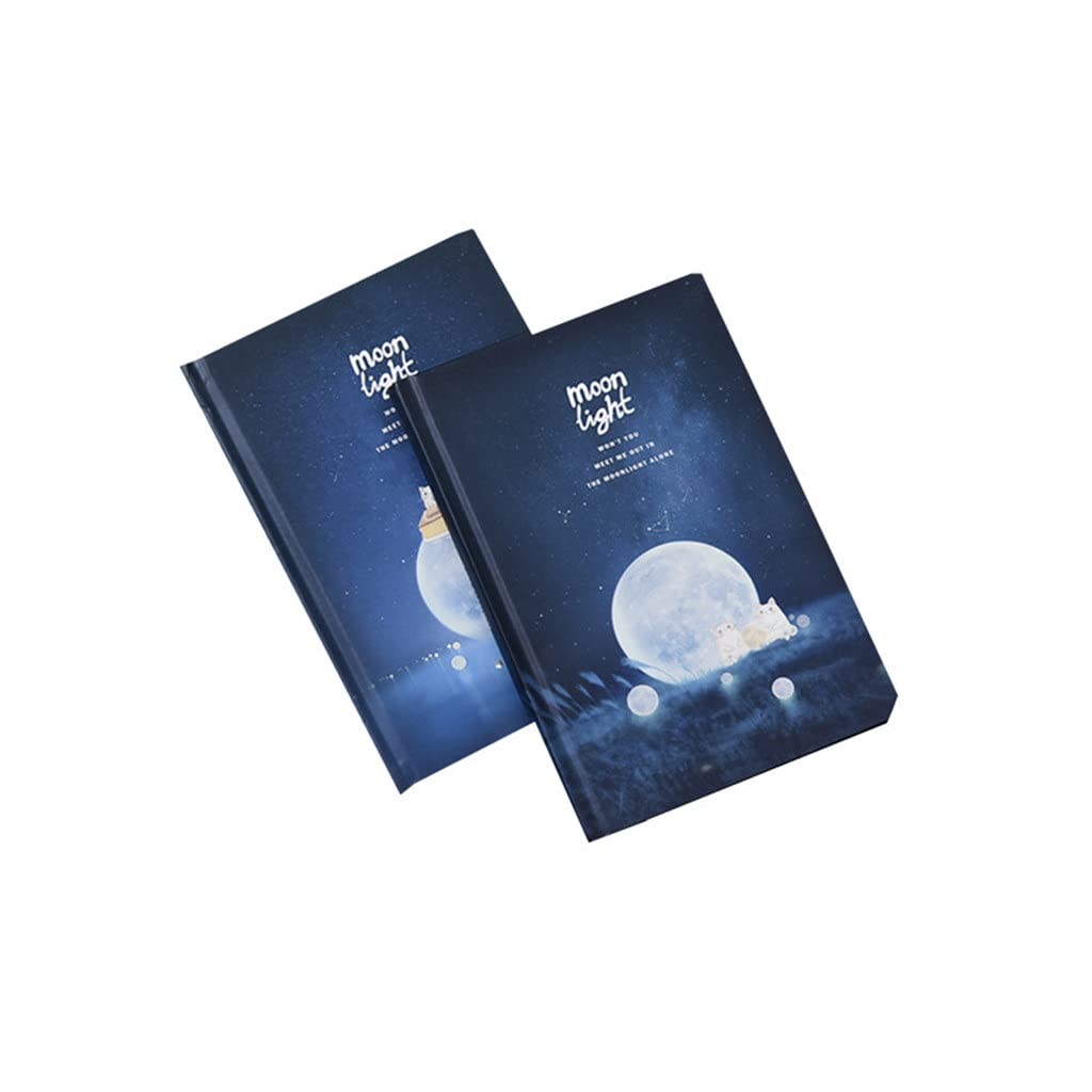 Couverture des papiers noirs Sketchbook Notebook Journal Diary Blank Notepad Stationery Gift (Color : C, Size : 128 * 188mm)