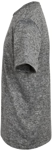 Reebok Boys? Athletic T-Shirt ? 2 Pack Active Performance Sports Tee (S-XL), Size Medium, Black/Pepp