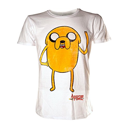 T-shirt Adventure Time Homme Jake Waving avec imprimé graphique haute qualité
