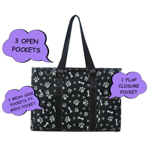 Image of NGIL Sport Themed Prints Large Travel Caddy Organizer Tote Bag