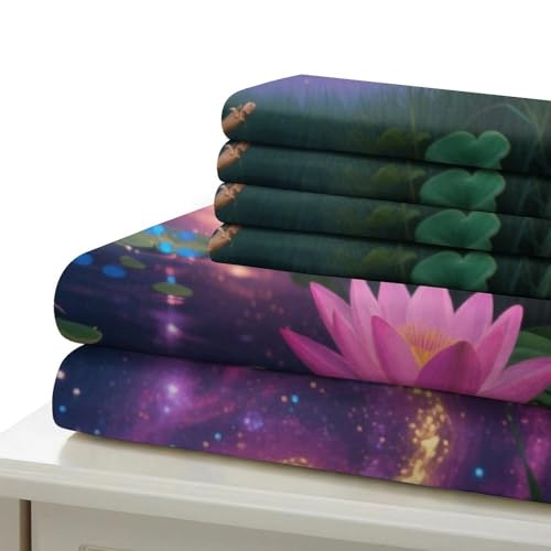 Parure de lit martin-pêcheur en microfibre 200x200 cm avec taies - 6