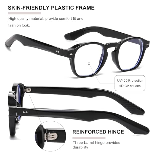 Image of Gleyemor Fashion Sunglasses for Men Women Tortoise Shell Sunglasses Trendy Unisex Style UV400 Protection Shades