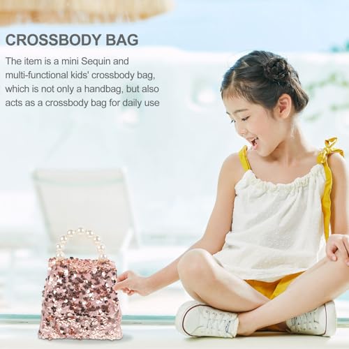 Bolso bandolera rosa para salidas de niñas y compras 4