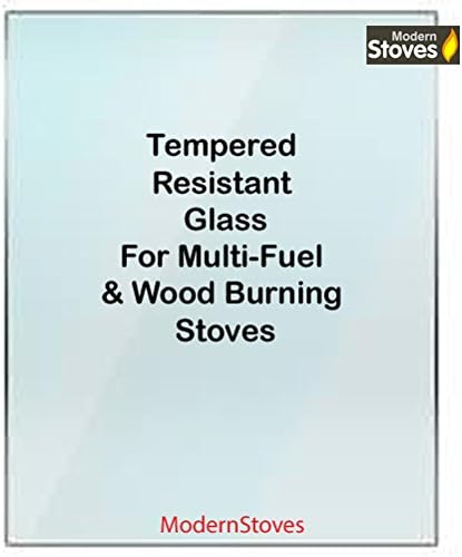 Modern Stoves Hunter Hawk 4D Stove Glass (245x245 - Plain)