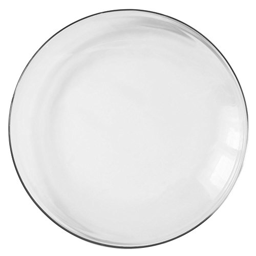 Vidivi - Plato llano moon transparente 28 cm (lote de 6)