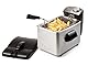 DOMO DO458FR Fritteuse - 4 L - 3000 W Edelstahl - Rostfrei