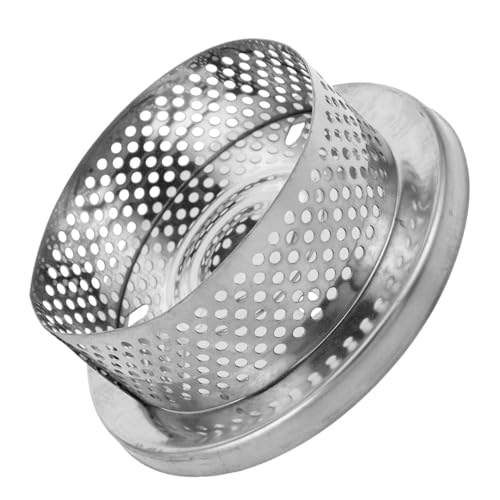 Kisangel Edelstahl Tauchpumpen Siebfilter Filterkorb Teichpumpenfilter Wiederverwendbar Feinmaschiges Rohrleitungssieb Für Pools Pumpenwasserfilter Garten Teichsystem