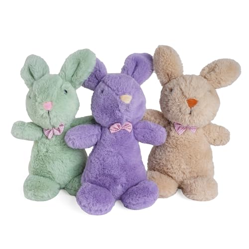 Image of Fuzzbuzz Huggable Bunny Soft Toy 25 cm - Cute Beige Plush Stuffed Animal for Kids 2+ Years, Adorable Plushie Gift for Girls & Boys, Cuddly Nursery Decor Plush, Birthday Gift Collectible Toy