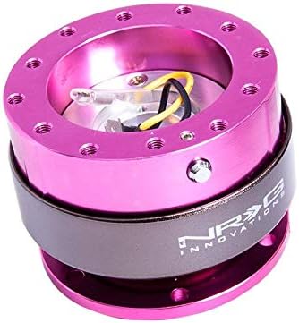 NRG, SRK-200PK, NRG Innovations 6 Hole Steering Wheel Pink Quick Release Hub Adapter Gen 2.0 SRK-200PK