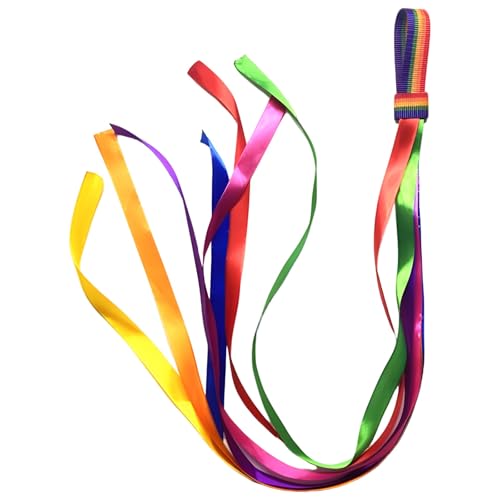 LUMINFLY Rainbow Dance Ribbons Set, 39.4 in, 6 pcs
