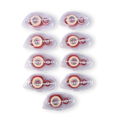Cinta adhesiva transparente para embalaje en pack de 9 rodillos antideslizantes