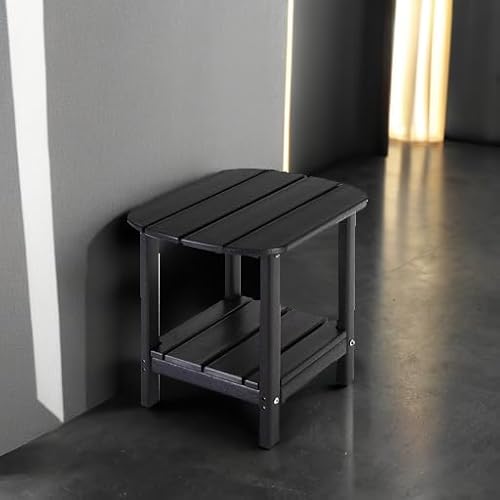 image for LZRS Double Adirondack Side Table, Outdoor Side Tables, End Tables for