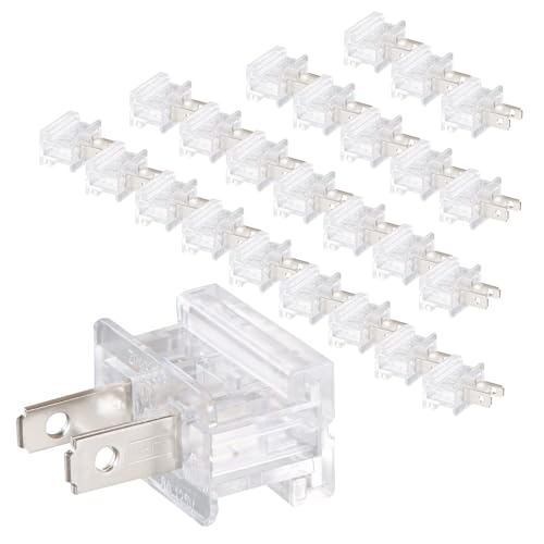 GFQHF Transparency Male Vampire Plugs - Electric Plug - 25pcs,SPT-1