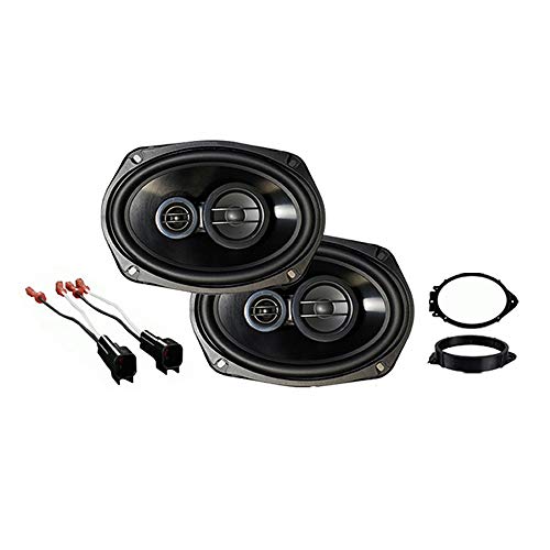 Harmony Audio Compatible with Chevrolet Silverado 2500HD 3500HD Regular Cab 15-19 Factory Speaker Upgrade R69