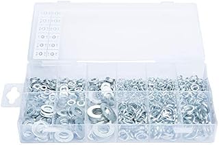 Blue Spot Tools 40564 Assorted Flat and Spring Washer Set - Silver (790-Piece)