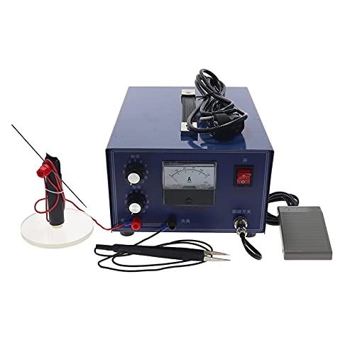 Tqing Hand-Impulsschweißmaschine, 220V 50A Punktschweißmaschine Kleines Schmuck Halskette Ring Gold Silber Kupferschweißmaschine,110v Cover