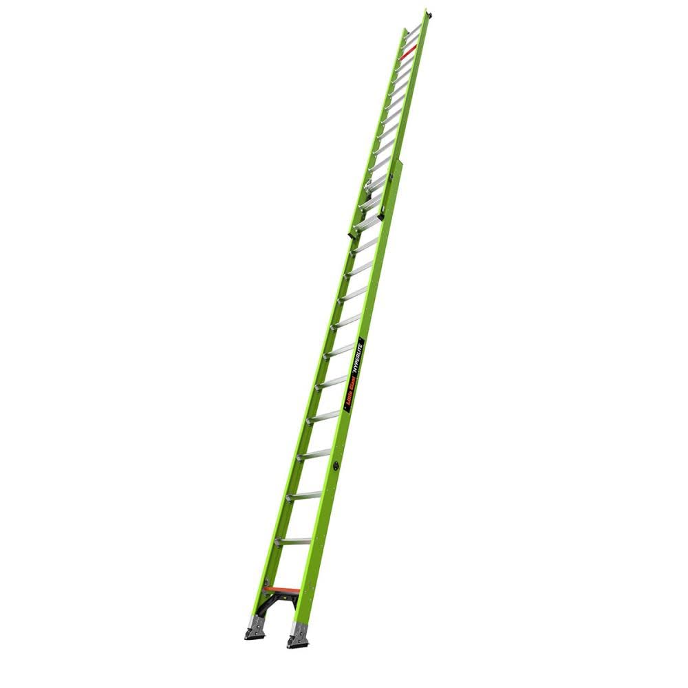 Little Giant Ladder, HYPERLITE 28 375lb Ext Ladder GROUND CUE SURE SET, Height 28 ft, Capacity 375 lb, Material Fiberglass, Model# 17928