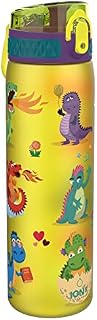 Ion8 Kids Slim Water Bottle, Dragon, 600ml