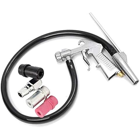 sand blasters kit, SUNJULY 7 Pcs Abrasive Air Sand Blasting Gun Kit for Sand Glass Surface Polishing Processing Cover