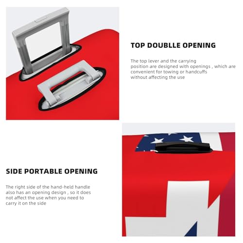 USA Switzerland Travel Luggage Covers - Elasticity Suitcase Covers Protector for Luggage 18-32 Inch4