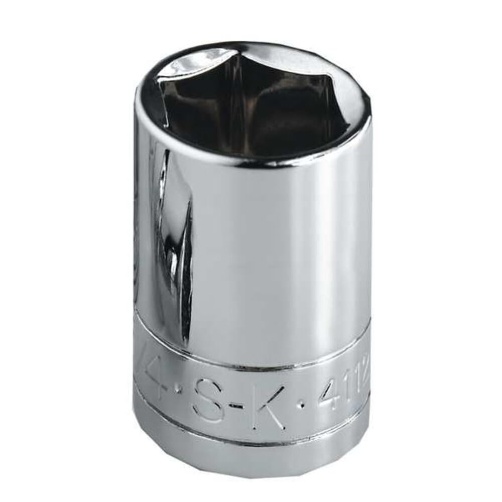 SK Tools USA 1/4" Drive, 16MM, 6 Point, Standard Chrome Socket | 40715