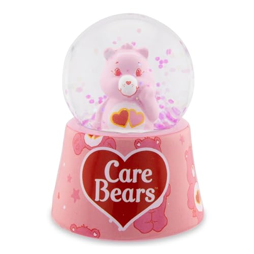 Silver Buffalo Care Bears Mini Light Up Snow Globe│Love-A-Lot Bear│3.8 Inches Tall, 45mm (Small)