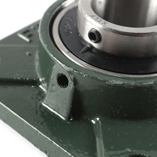Orivin Quadratisches Flanschlager mit Gehäuse UCF 206 Kugellager UC206 für Welle 30mm Gehäuse F206 Stahlkugellager für Industrie und allgemeine Anwendungen