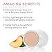 100% PURE Powder Foundation Matte Finish Face Makeup - Oil Absorbing Pressed Poreless Concealer - Vegan Fruit Pigmented Peach Bisque Color (Medium Shade w/Yellow Undertones) - 0.32 Oz