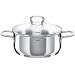 Produktbild Silit Style Kochtopf klein 20cm, Glasdeckel, Bratentopf Induktion 2,6l, Edelstahl poliert, unbeschichtet