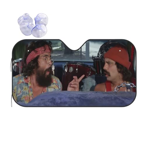 Funny Windshield Sun Shade for Car Sunshade for Car Windshield Covers Blocks UV Rays Automotive Interior Sun Protection 51 x 27.5 in