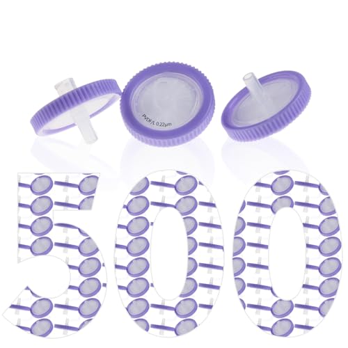 Image of Syringe Filters PVDF Membrane - 25 mm Membrane Diameter,0.22 um Pore Size,Pack of 500