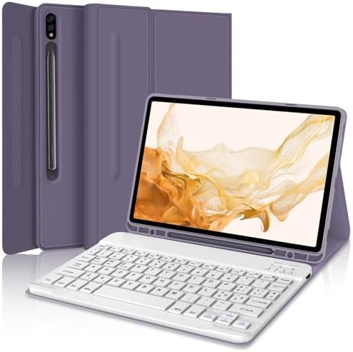 Coque Clavier Bluetooth AZERTY Français Pour Redmi Pad 2 11" 2025 - Magnétique Détachable - Rose