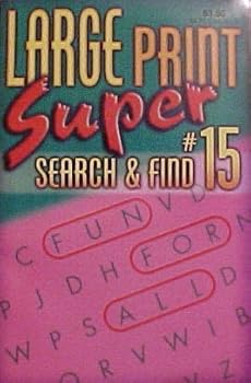 Paperback Large Print Super Search & Find #15 Book