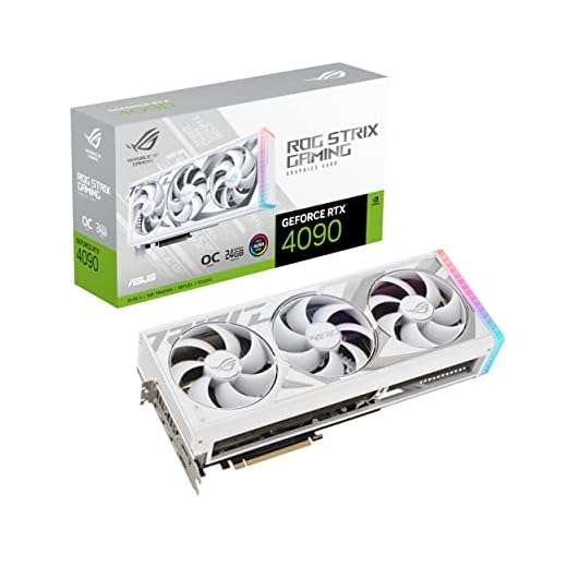 ASUS ROG Strix GeForce RTX 4090 OC Edition Gaming Graphics Card White (PCIe 4.0, 24GB GDDR6X, HDMI 2.1a, DisplayPort 1.4a)