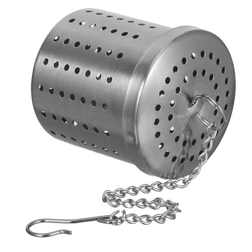 Toyvian Panier-Filtre à Épices en Acier Inoxydable 304 Petit Format Perforé Boule Passoire Pratique pour Infusion de Thé Assaisonnement et Cuisson Accessoire Polyvalent Cuisine