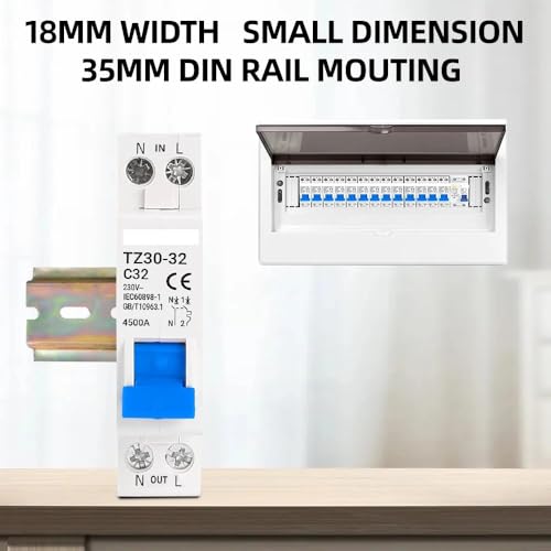 Interrupteur d'air robuste 20A de haute précision - Composants fiables pour tableau électrique - 3