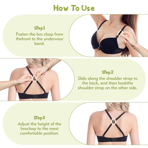 Image of 16Pcs Bra Clips to Make Racerback