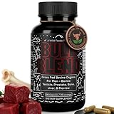 Wild Grass Fed Beef Organ Supplement for Men - Complete Ancestral Nutrition Complex with Beef Liver, Testicle, Prostate & Bone Matrix - Organ Meat Supplements - 30 Day Supply
