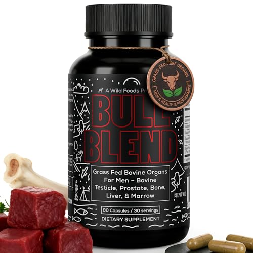 Wild Grass Fed Beef Organ Supplement for Men - Complete