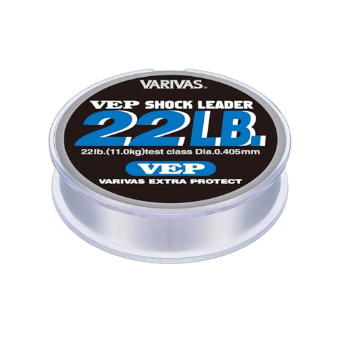 Varivas shock leader de nylon 50m 22 lb miniatura 1