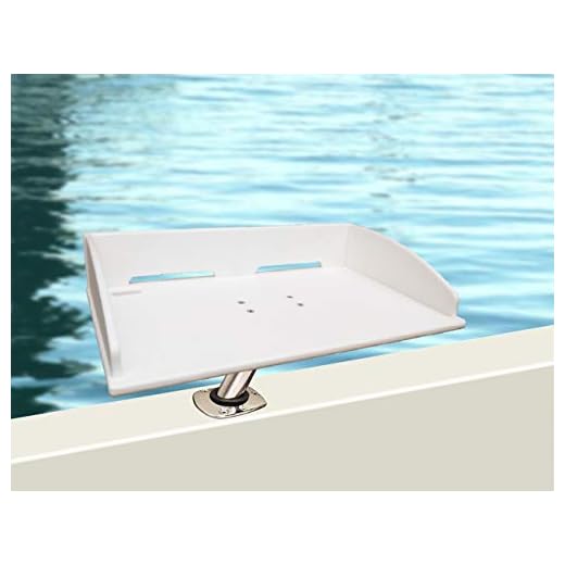 Brocraft Boat Bait Table/Boat Fillet Table/Boat Cutting Board for Rod Holder Mount