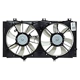 New Dual Radiator and Condenser Fan Assembly FA 50448C - 167110V020 Venza