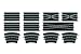 Carrera 1:24 Scale Track Extension Set -  Accessory Pack includes 12 Pieces - For Use With Digital 124, 132 and Evolution Carrera Slot Car Racetrack Systems